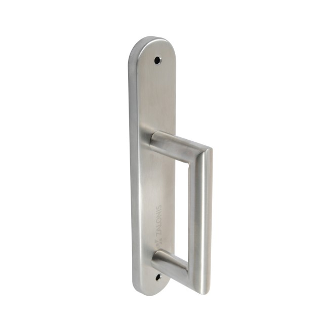 STAINLESS STEEL PULL HANDLE FOR DOOR PLATE / MAT INOX