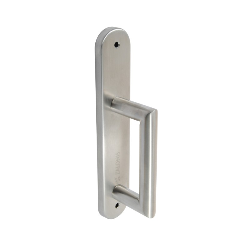 STAINLESS STEEL PULL HANDLE FOR DOOR PLATE / MAT INOX