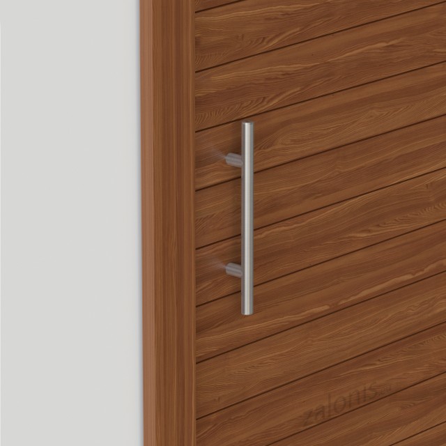 INOX PULL HANDLE FOR DOOR / MAT INOX / L400 - C230