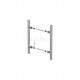 INOX PULL HANDLE FOR DOOR / MAT INOX / L400 - C230
