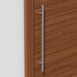 INOX PULL HANDLE FOR DOOR / MAT INOX / L800 - C600