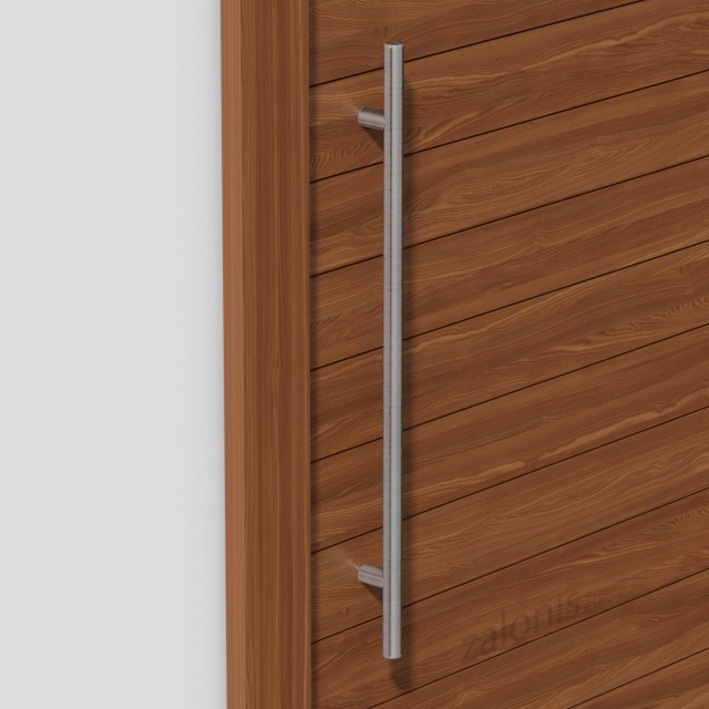 INOX PULL HANDLE FOR DOOR / MAT INOX / L800 - C600