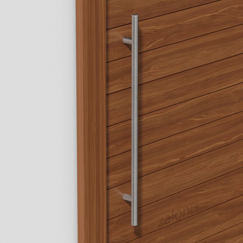 INOX PULL HANDLE FOR DOOR / MAT INOX / L800 - C600