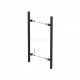 INOX PULL HANDLE FOR DOOR / MAT BLACK / L600 - C400