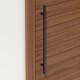 INOX PULL HANDLE FOR DOOR / MAT BLACK / L800 - C600