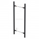 INOX PULL HANDLE FOR DOOR / MAT BLACK / L800 - C600