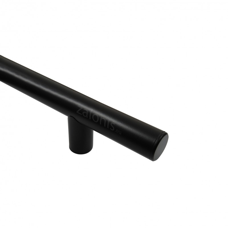 INOX PULL HANDLE FOR DOOR / MAT BLACK / L800 - C600