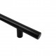 INOX PULL HANDLE FOR DOOR / MAT BLACK / L800 - C600