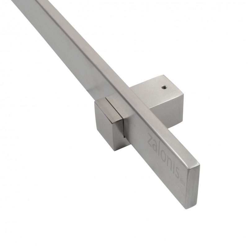 SQUARE INOX PULL HANDLE FOR DOOR / MAT INOX 304 / L600