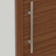 SQUARE INOX PULL HANDLE FOR DOOR / MAT INOX 304 / L800