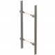 SQUARE INOX PULL HANDLE FOR DOOR / MAT INOX 304 / L800