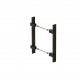 SQUARE INOX PULL HANDLE FOR DOOR / MAT BLACK / L400 PULL HANDLES FOR DOOR