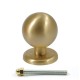 DOOR KNOB SFERA D.60 / MAT GOLD
