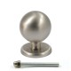 DOOR KNOB SFERA D.60 / MAT NICKEL