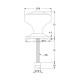 DOOR KNOB / MAT BLACK