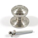DOOR KNOB D.85 mm BASE / D.70 mm / MAT NICKEL