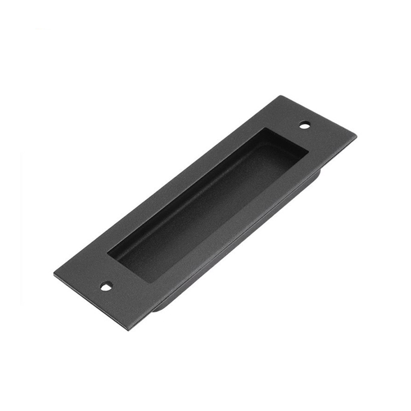 BARN DOOR FLUSH PULL HANDLE / MAT BLACK DOOR INSET HANDLES-PULLS