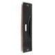 SQUARE PULL FOR SLIDING DOOR WITH HOLE / MAT BLACK DOOR INSET HANDLES-PULLS