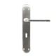 NADIA DOOR HANDLE PLATE / MATT NICKEL DOOR HANDLES