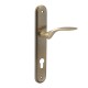 ENTRANCE HANDLE SPIRIT PLATE ROUND / ANTIQUE / RIGHT ENTRANCE DOOR HANDLES