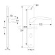 SPIRIT GOLD PLATE DOOR HANDLES