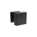 QUADRI SQUARE DOOR HANDLE / MATT BLACK