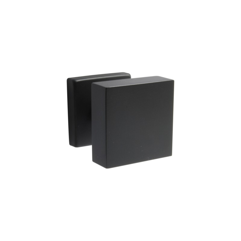 QUADRI SQUARE DOOR HANDLE / MATT BLACK