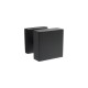 QUADRI SQUARE DOOR HANDLE / MATT BLACK