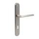 MIZAR PLATE ROUND / MATT NICKEL DOOR HANDLES