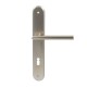 MIZAR PLATE ROUND / MATT NICKEL DOOR HANDLES