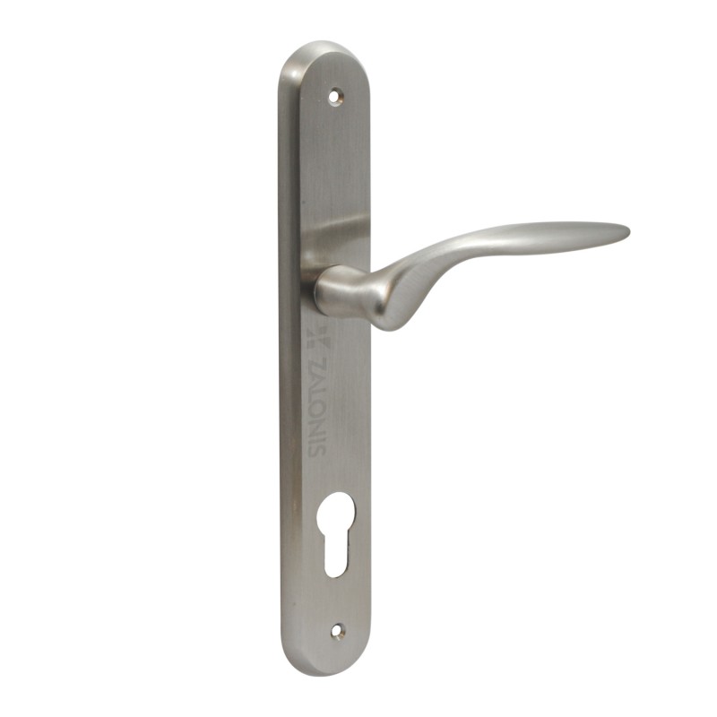 ENTRANCE HANDLE SPIRIT PLATE ROUND / MATT NICKEL / RIGHT ENTRANCE DOOR HANDLES