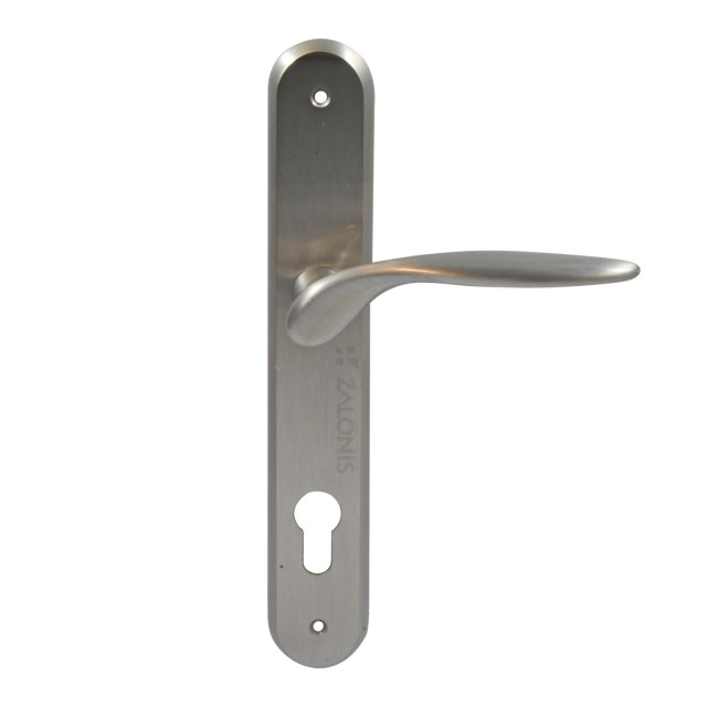 ENTRANCE HANDLE SPIRIT PLATE ROUND / MATT NICKEL / RIGHT