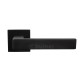 ELLE SQUARE ROSETTE / MATT BLACK DOOR HANDLES