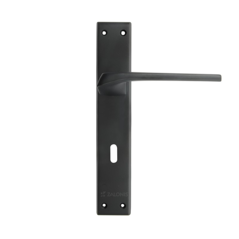 ITACA PLATE SQUARE / MATT BLACK DOOR HANDLES
