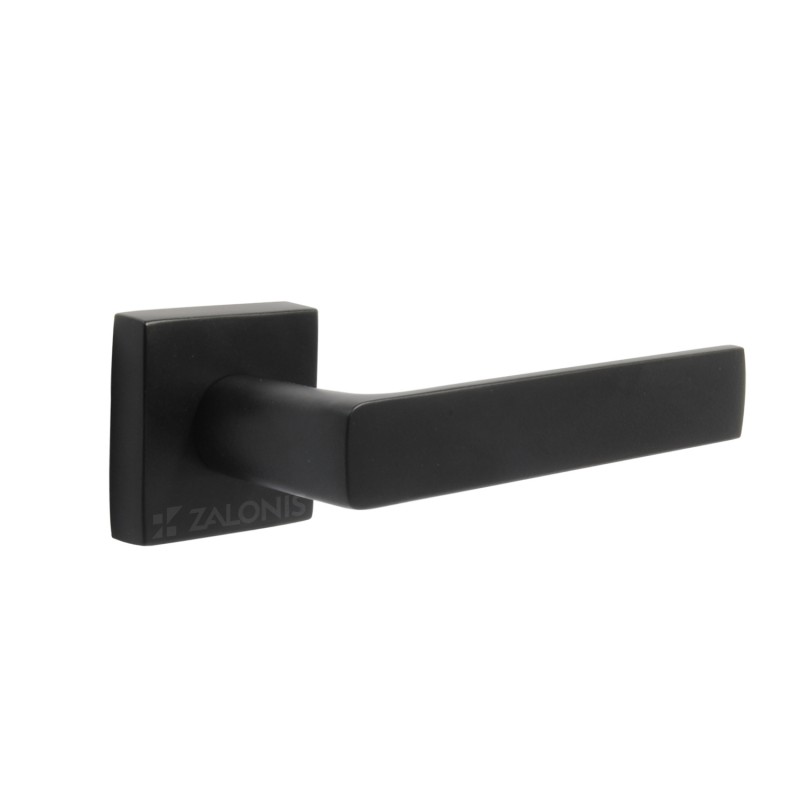SLIM SQUARE ROSETTE / MATT BLACK