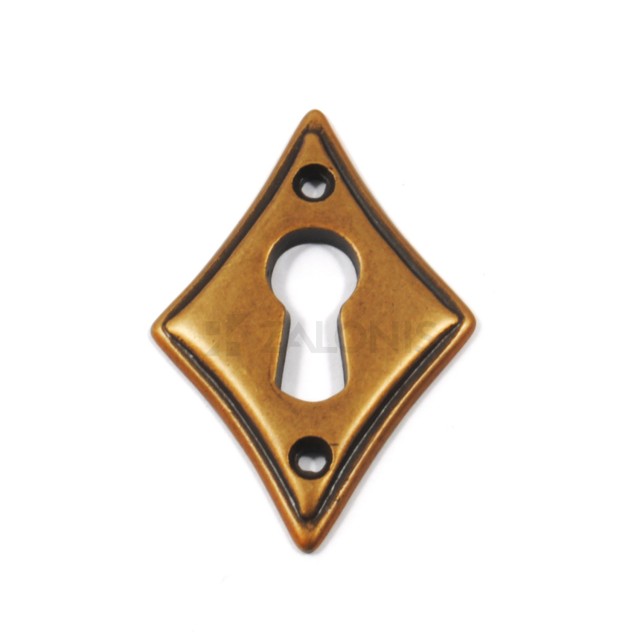 DIAMOND SHAPE KEYHOLE / ANTIQUE 