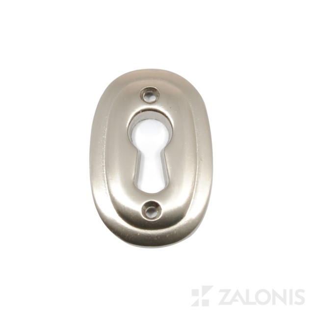 OVAL SHAPE KEYHOLE / MAT NICKEL