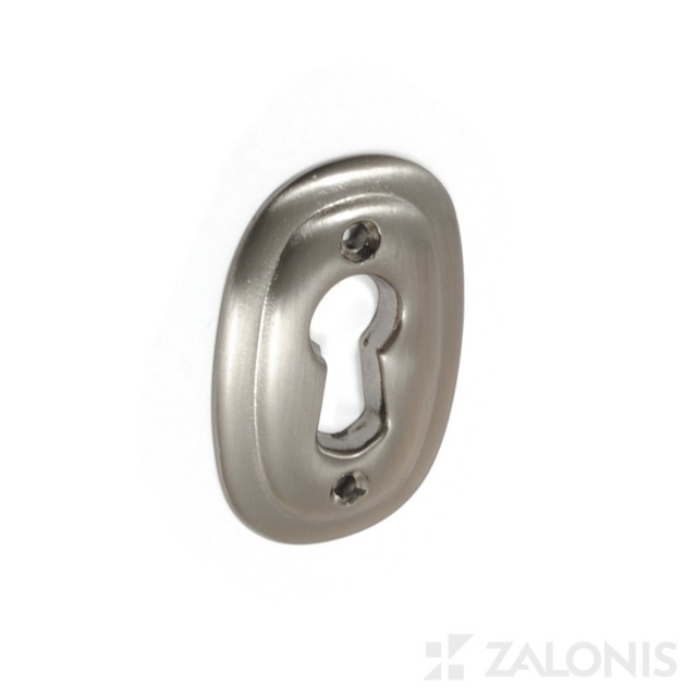 OVAL SHAPE KEYHOLE / MAT NICKEL
