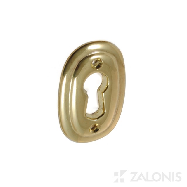 OVAL SHAPE KEYHOLE / GOLD