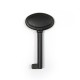 OVAL WARDROBE CUPBOARD LOCK KEY / MAT BLACK