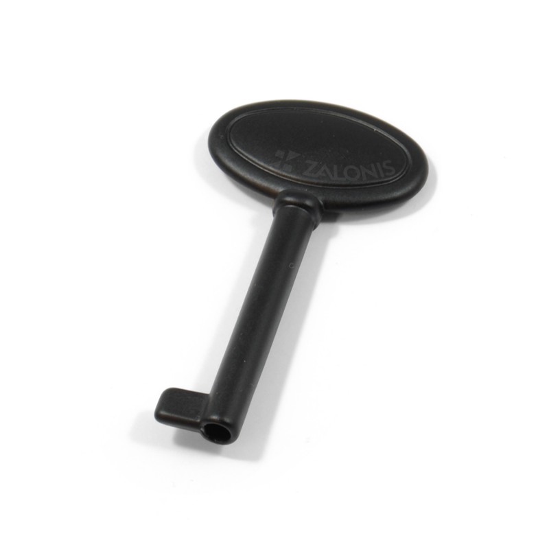 OVAL WARDROBE CUPBOARD LOCK KEY / MAT BLACK