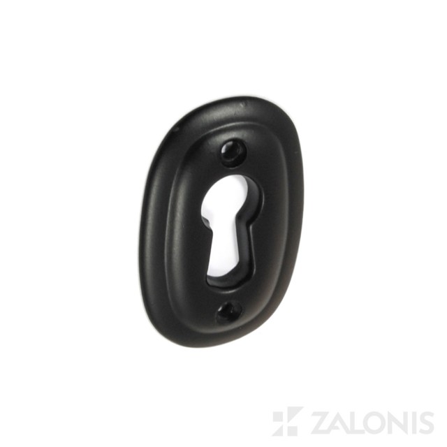OVAL SHAPE KEYHOLE / ΜΑΤ BLACK