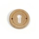 WOODEN ROUND SHAPE KEYHOLE / D.33.5 mm / BEECH