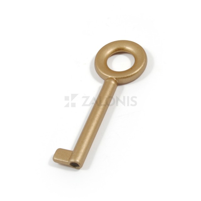 ROUND WARDROBE CUPBOARD LOCK KEY / MAT GOLD