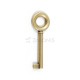 ROUND WARDROBE CUPBOARD LOCK KEY / ANTIQUE