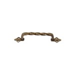 TWISTED PULL HANDLE WITH EXTERNAL SCREWS / ANTIQUE / 130