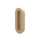 WOODEN INSET PULL ROUND / 110x45 mm / BEECH WOOD COLLECTION