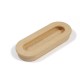 WOODEN INSET PULL ROUND / 110x45 mm / BEECH WOOD COLLECTION