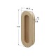WOODEN INSET PULL ROUND / 110x45 mm / BEECH WOOD COLLECTION