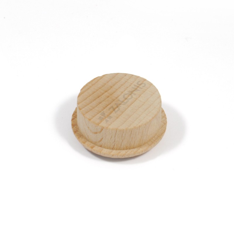 WOODEN INSET PULL ROUND / HOLE D. 35mm / BEECH WOOD COLLECTION